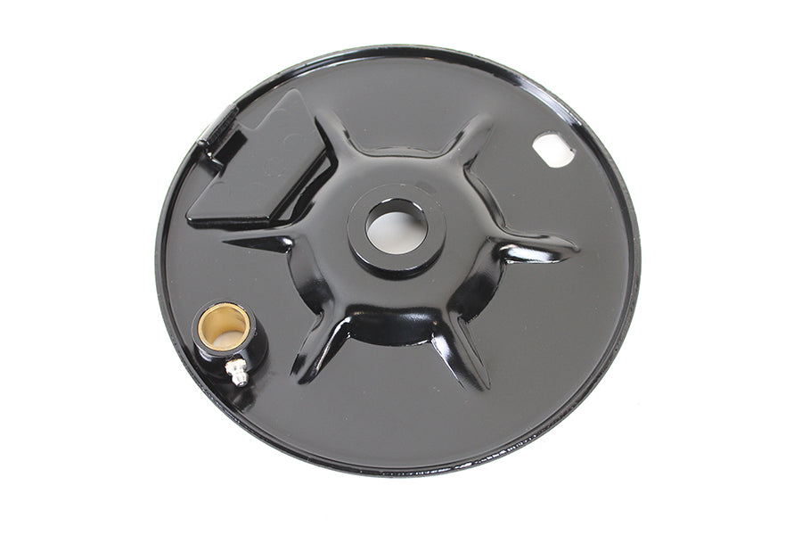 V-Twin Replica Rear Brake Shoe Backing Plate for Harley Davidson EL and FL (1936-1945)