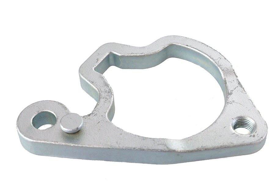 V-Twin Right Side Caliper Bracket Zinc Plated for Harley Davidson FLST & FXST Models