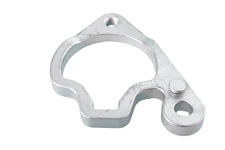 V-Twin Right Side Caliper Bracket Zinc Plated for Harley Davidson FLST & FXST Models