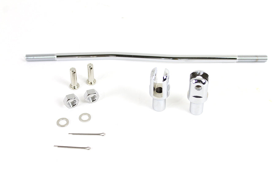 Edart Front Mechanical Brake Rod Kit Chrome for Harley Davidson EL (1936-1945)