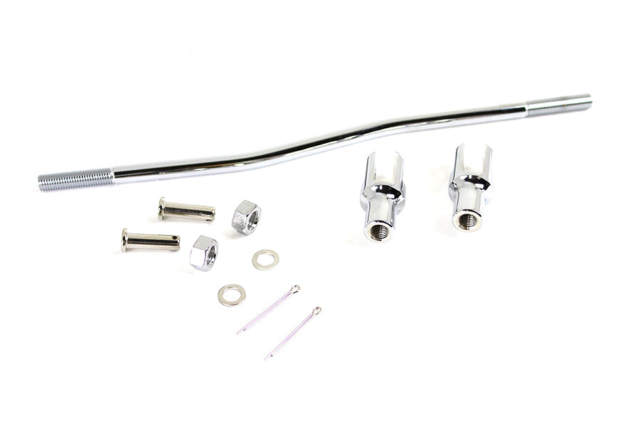 Edart Front Mechanical Brake Rod Kit Chrome for Harley Davidson EL (1936-1945)