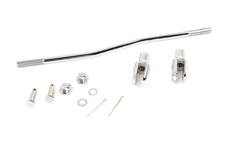 Edart Front Mechanical Brake Rod Kit Chrome for Harley Davidson EL (1936-1945)