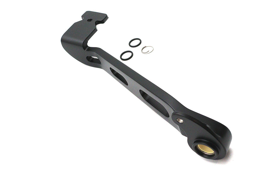 V-Twin Satin Black Billet Rear Brake Lever for Harley Davidson Models