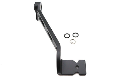 V-Twin Satin Black Billet Rear Brake Lever for Harley Davidson Models