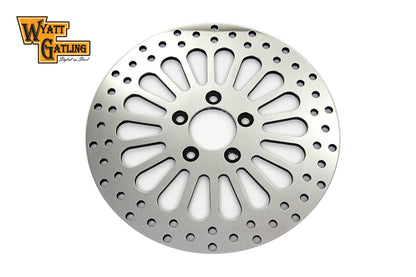 Edart 11.8 Inch Wyatt Gatling Rear Brake Disc with 18-Spoke Design for Harley Davidson FLT