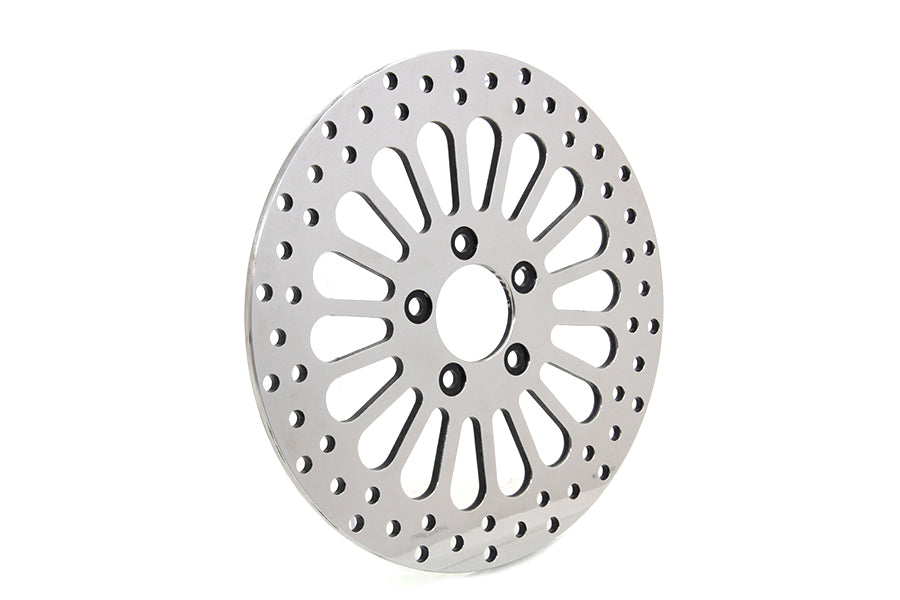 Edart 11.8 Inch Wyatt Gatling Rear Brake Disc with 18-Spoke Design for Harley Davidson FLT