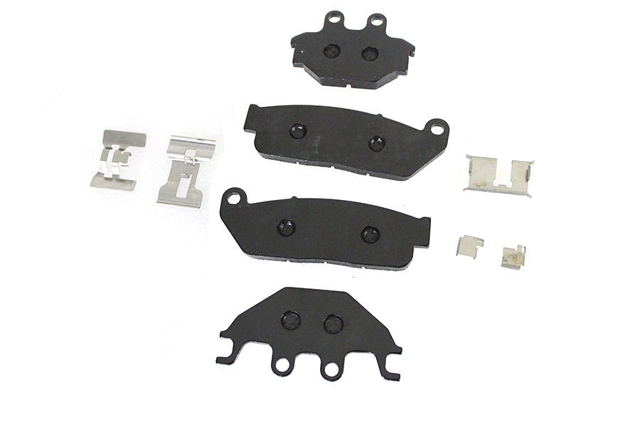 Duro B16-0950/1SCP Semi-Metallic Front and Rear Brake Pad Set for Harley Davidson Scout (2015-2016)