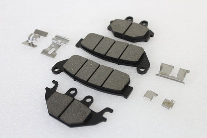 Duro B16-0950/1SCP Semi-Metallic Front and Rear Brake Pad Set for Harley Davidson Scout (2015-2016)