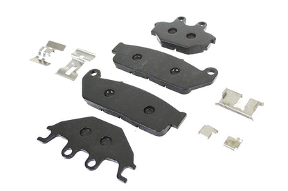 Duro B16-0950/1SCP Semi-Metallic Front and Rear Brake Pad Set for Harley Davidson Scout (2015-2016)