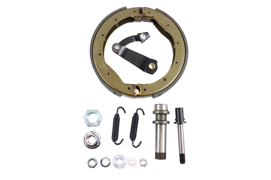 V-Twin Front Brake Shoe Kit for Harley Davidson FL Models (1949-1958)
