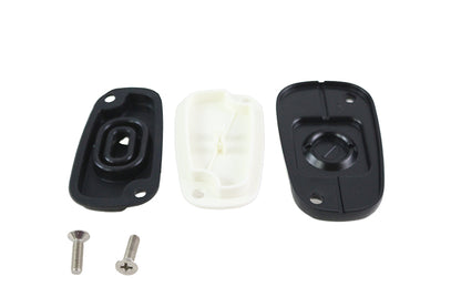 V-Twin Brake Master Cylinder Cover Kit Black for Harley Davidson - Part 78700B