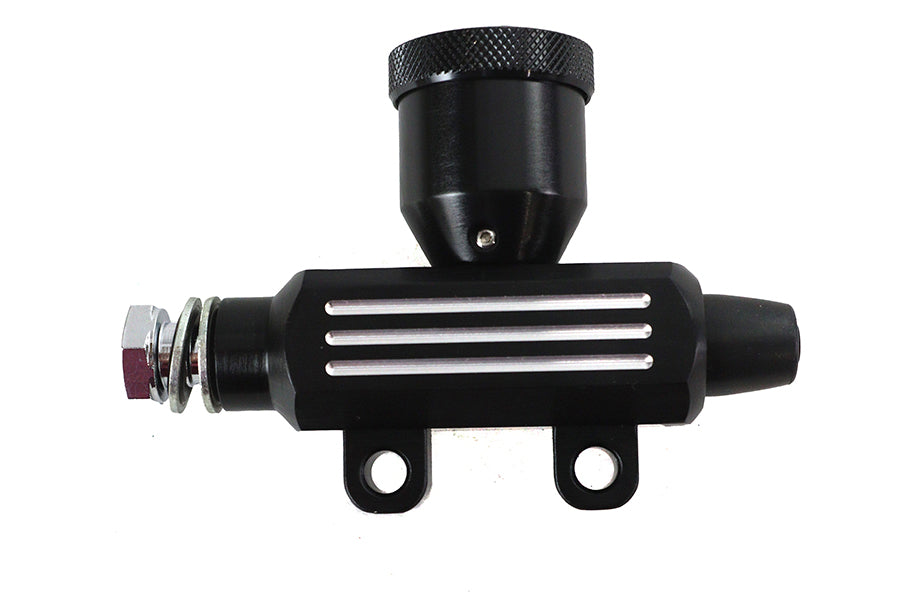 V-Twin Billet Rear Master Cylinder Black - Part 78140B
