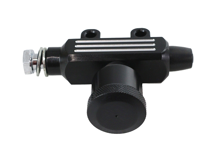 V-Twin Billet Rear Master Cylinder Black - Part 78140B
