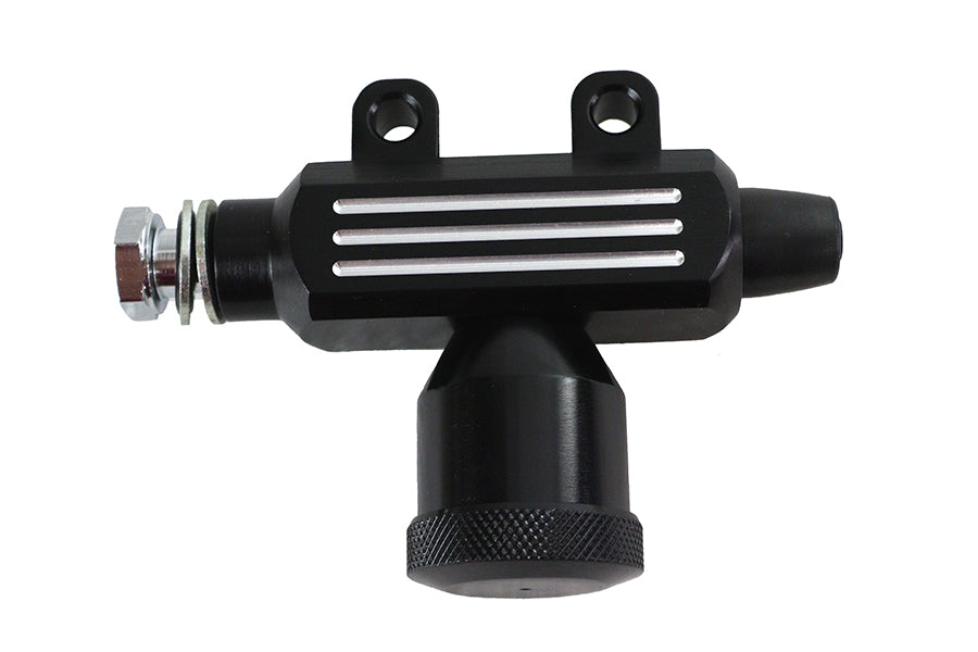V-Twin Billet Rear Master Cylinder Black - Part 78140B