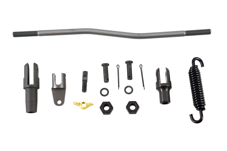 V-Twin Front Brake Rod Kit Parkerized for Harley Davidson EL (1936-1945)