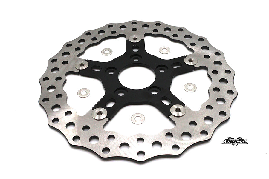 Ultima Stainless Steel 5-Hole Front Brake Disc for Harley Davidson – 11.8 Inch Diameter