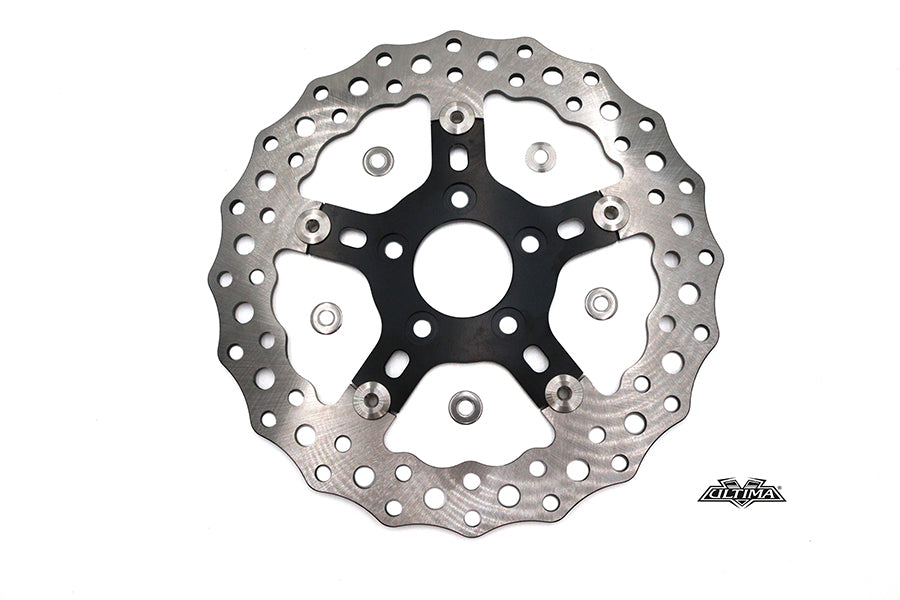 Ultima Stainless Steel 5-Hole Front Brake Disc for Harley Davidson – 11.8 Inch Diameter
