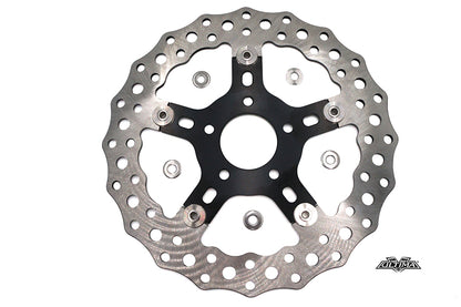 Ultima Stainless Steel 5-Hole Front Brake Disc for Harley Davidson – 11.8 Inch Diameter
