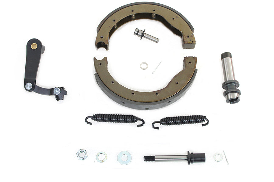 V-Twin Left Glide Brake Shoe Kit for Harley Davidson FL Models