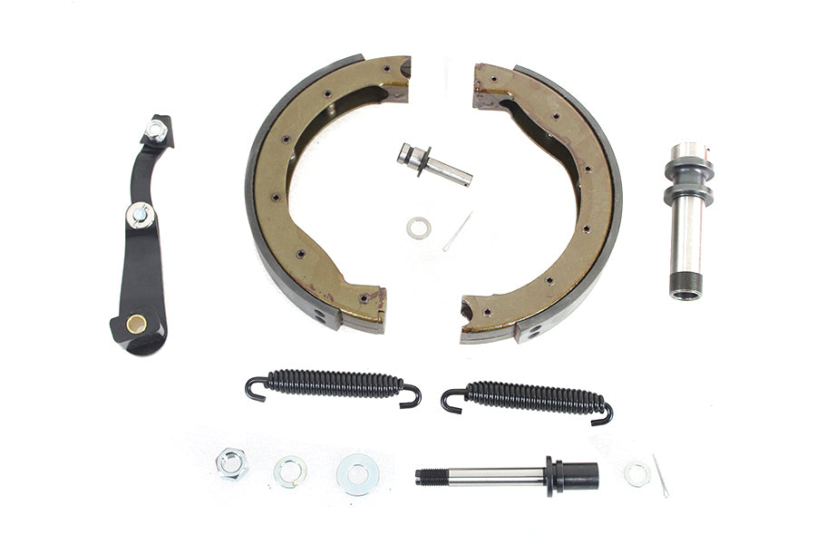 V-Twin Left Glide Brake Shoe Kit for Harley Davidson FL Models