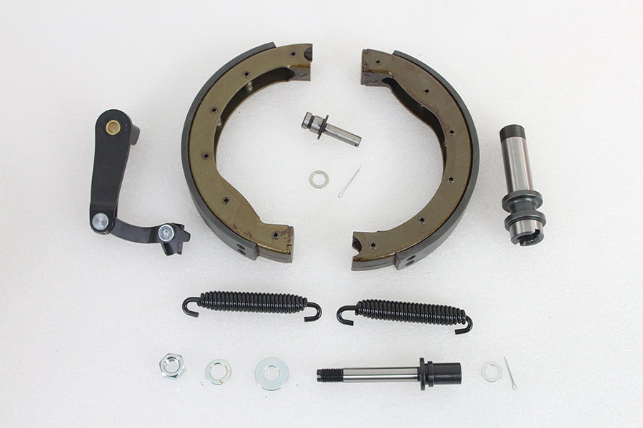 V-Twin Left Glide Brake Shoe Kit for Harley Davidson FL Models