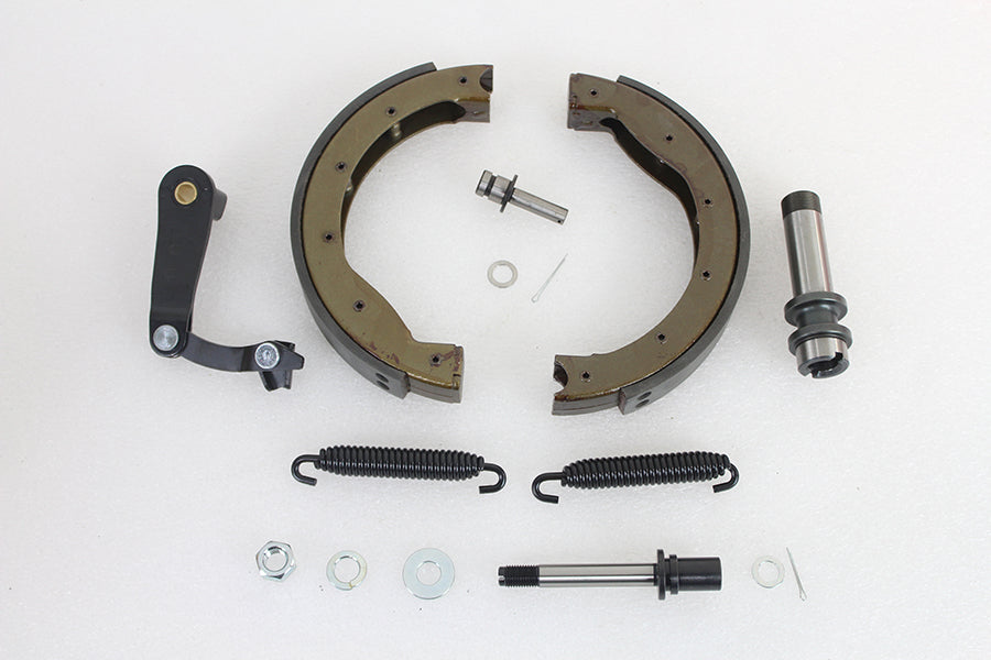 V-Twin Left Glide Brake Shoe Kit for Harley Davidson FL Models