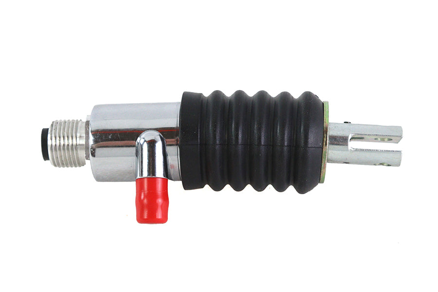 Edart Rear Master Cylinder Assembly with Internals Chrome for Harley Davidson FLT (1997-1998)