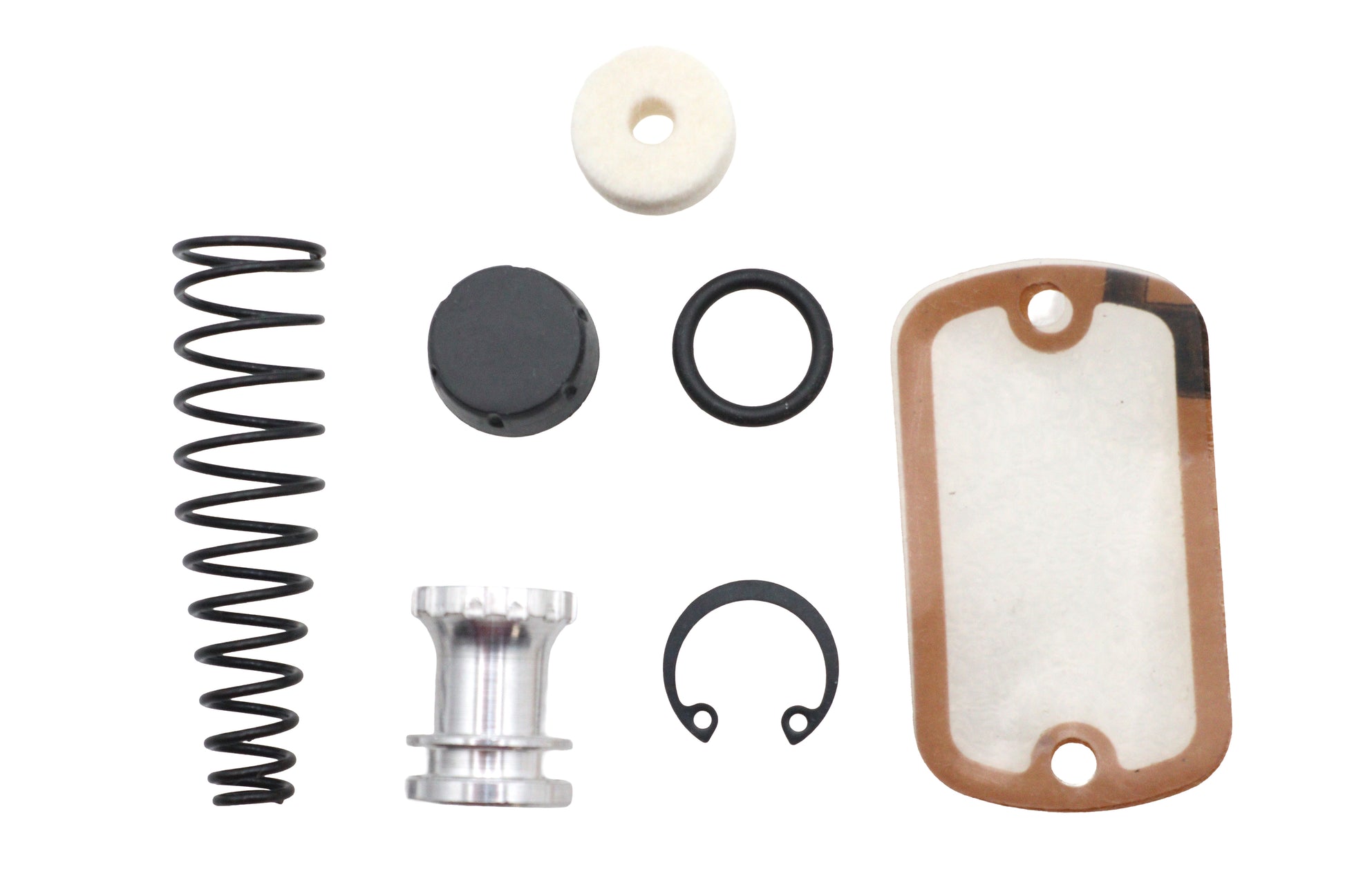 V-Twin Handlebar Brake Master Cylinder Rebuild Kit for Harley Davidson FL 1972-1981