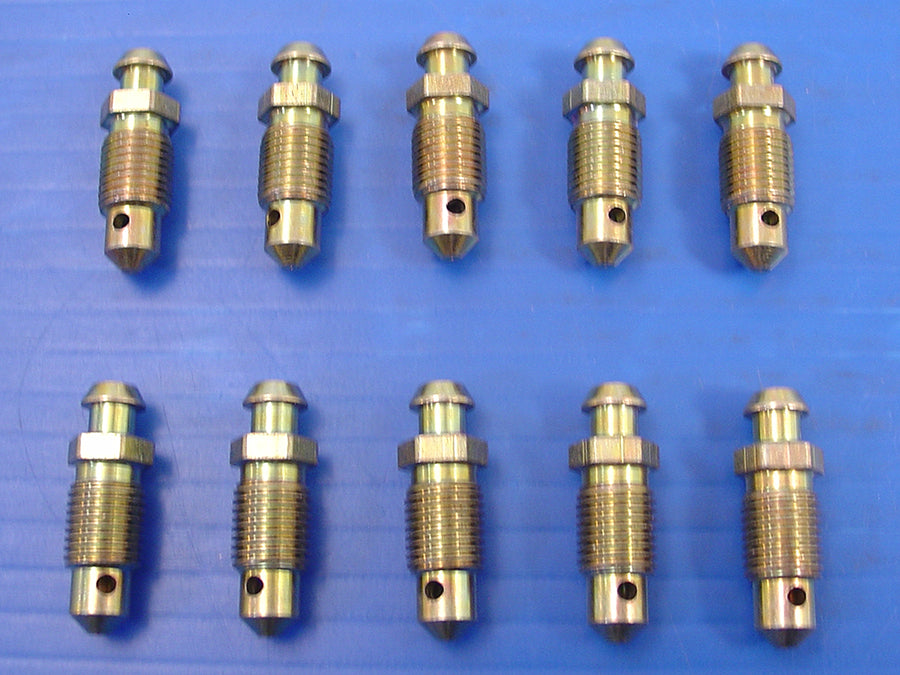 V-Twin 7012B Rear Caliper Bleeder Screw - 3/8 inch-24 Thread for Harley Davidson and Custom Motorcycles
