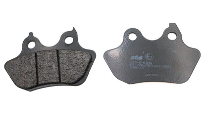 SBS Carbon Front or Rear Brake Pad Set for Harley Davidson XL and FXST Models