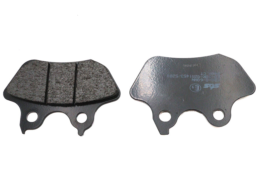 SBS Carbon Front or Rear Brake Pad Set for Harley Davidson XL and FXST Models