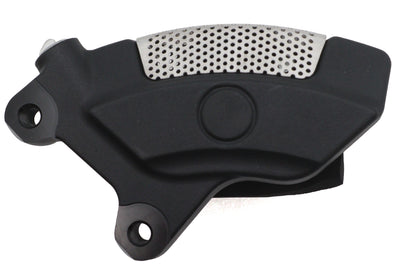 V-Twin Black Front Left Side Caliper with Brake Pads for Harley Davidson FLT (Part #81370)