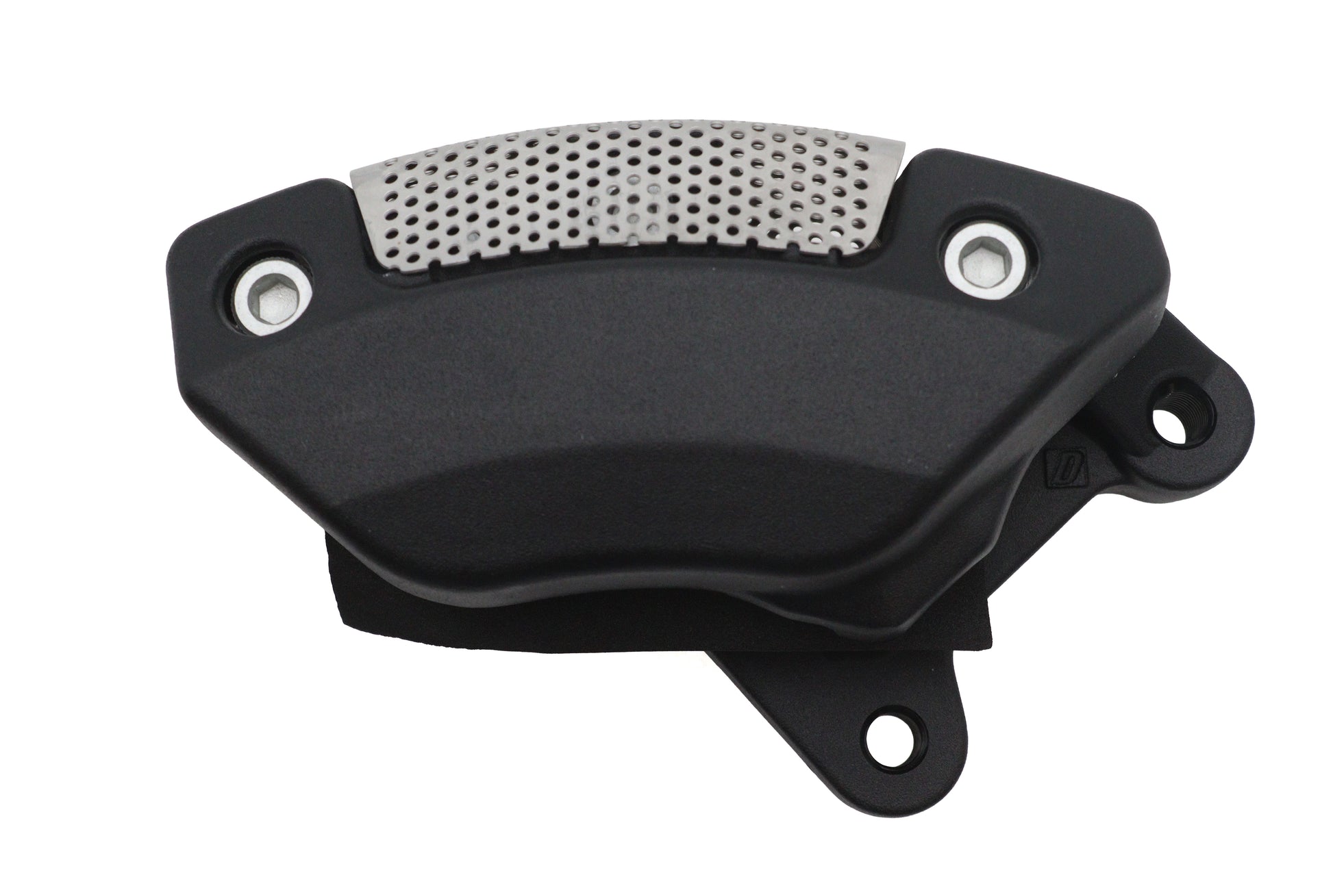 V-Twin Black Front Left Side Caliper with Brake Pads for Harley Davidson FLT (Part #81370)