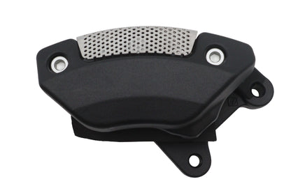 V-Twin Black Front Left Side Caliper with Brake Pads for Harley Davidson FLT (Part #81370)