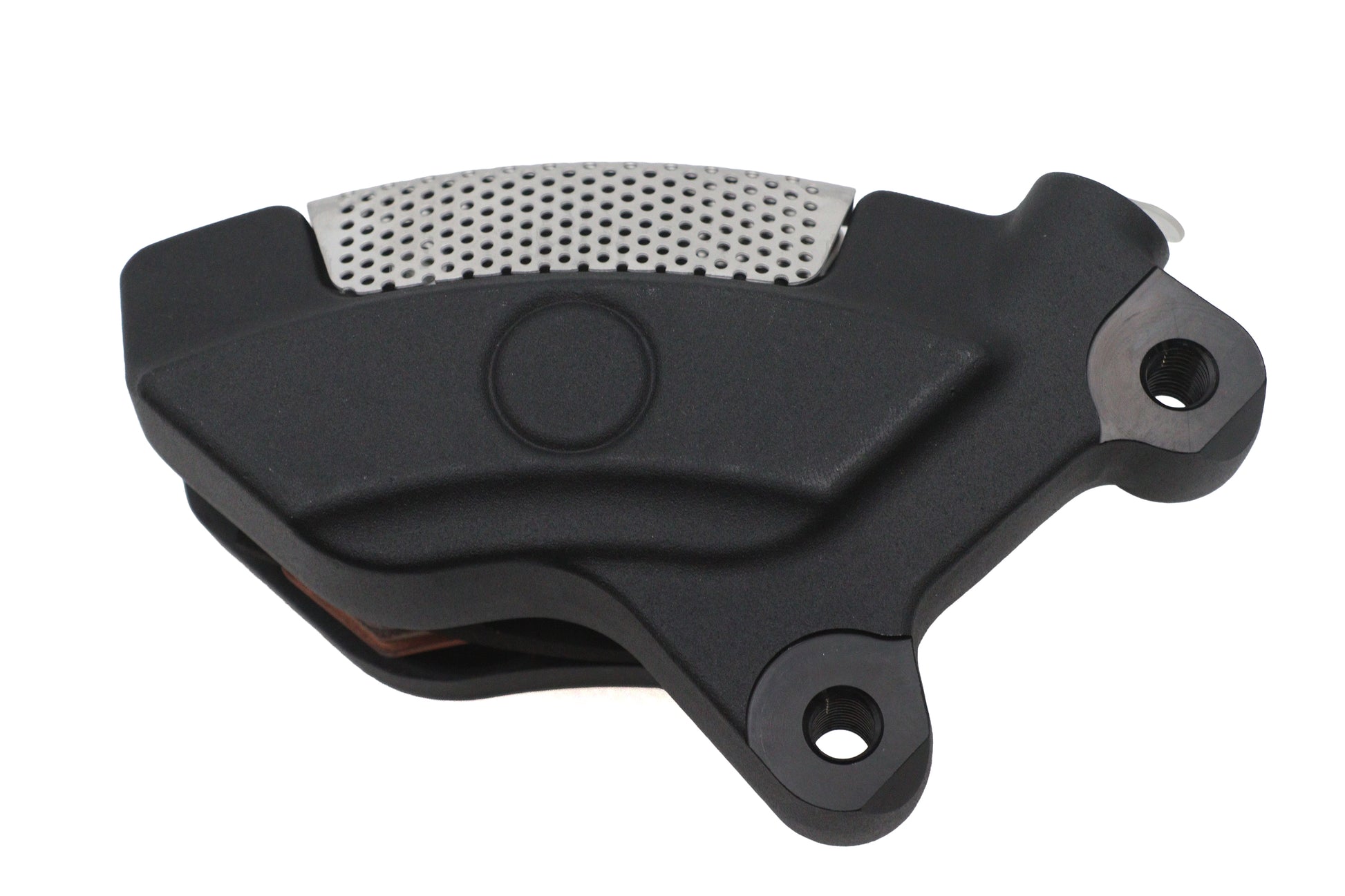 V-Twin Black Front Right Side Caliper with Brake Pads for Harley Davidson FLT - Part 81369