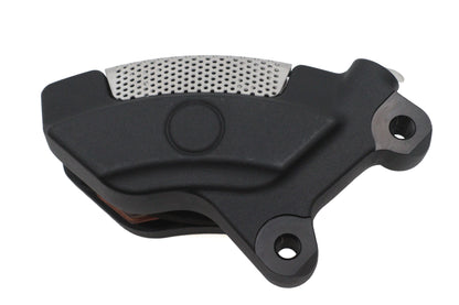 V-Twin Black Front Right Side Caliper with Brake Pads for Harley Davidson FLT - Part 81369
