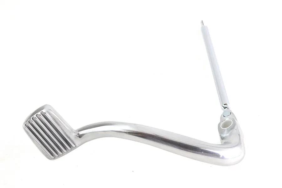 V-Twin FXD Rear Brake Pedal with Rod - Polished Finish for Harley Davidson FXD 1991-2000 by V-Twin
