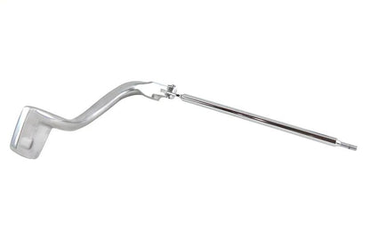 V-Twin FXD Rear Brake Pedal with Rod - Polished Finish for Harley Davidson FXD 1991-2000 by V-Twin