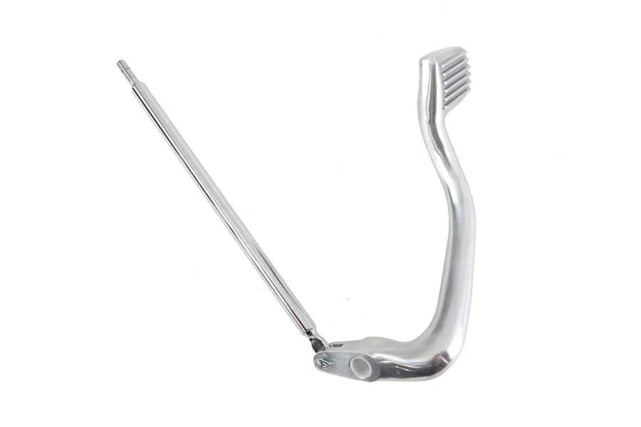 V-Twin FXD Rear Brake Pedal with Rod - Polished Finish for Harley Davidson FXD 1991-2000 by V-Twin