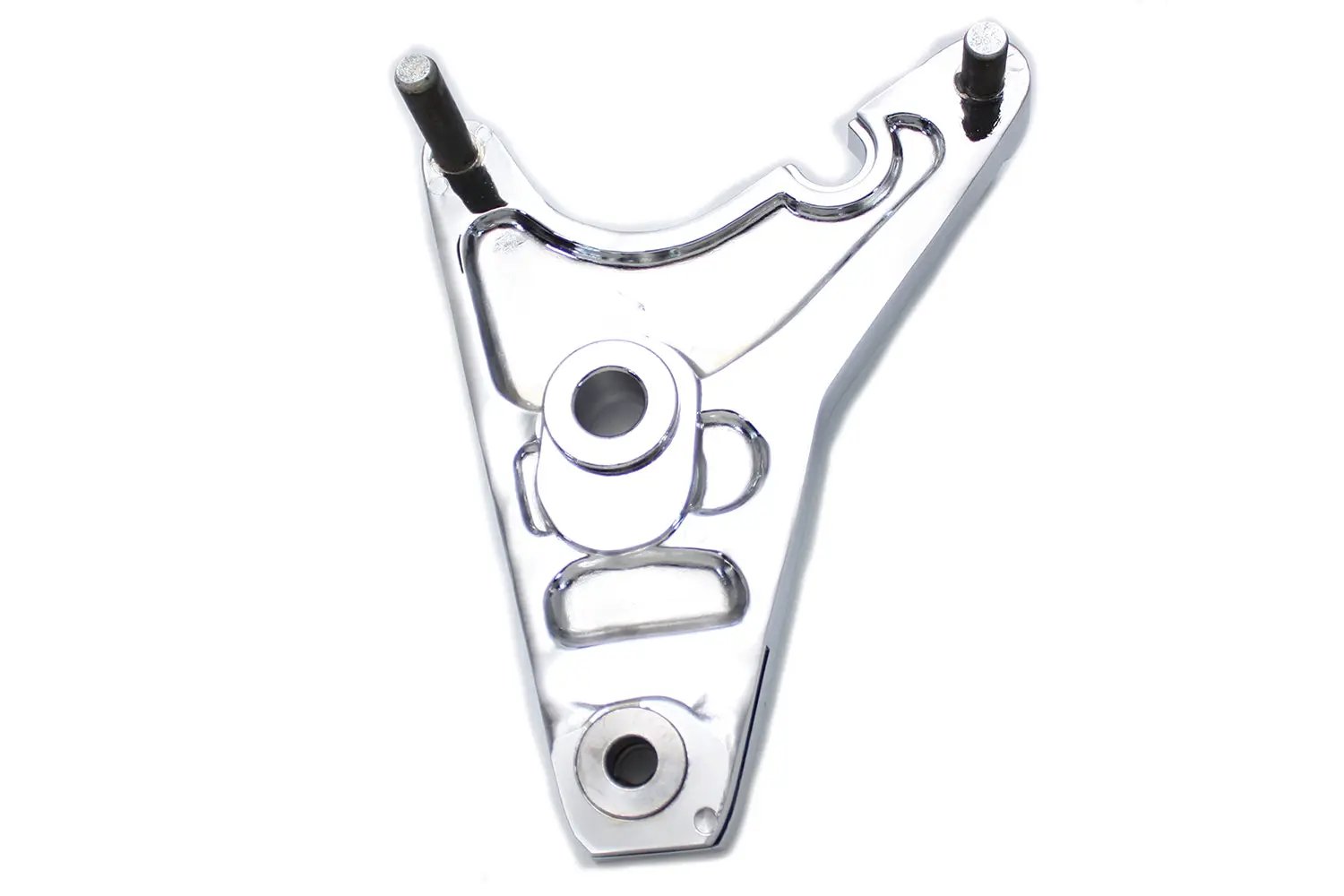 V-Twin Factory Sample Rear Brake Caliper Bracket Chrome for Harley Davidson 1973-1980 by V-Twin