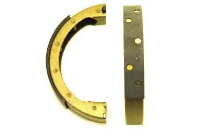 Duro Front Brake Shoe and Lining Set for Harley Davidson EL (1937-1946) by Duro