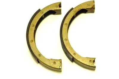 Duro Front Brake Shoe and Lining Set for Harley Davidson EL (1937-1946) by Duro