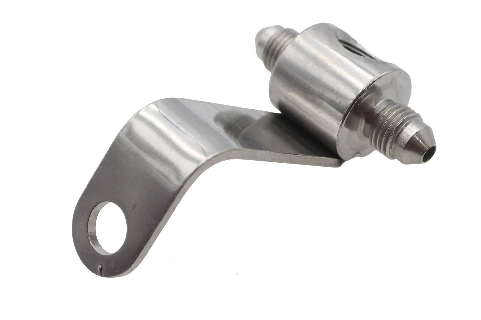 Goodridge Rear Brake Tee Banjo Fitting with 1/8 Inch NPT Female - Chrome Finish by Goodridge