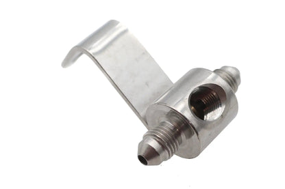 Goodridge Rear Brake Tee Banjo Fitting with 1/8 Inch NPT Female - Chrome Finish by Goodridge