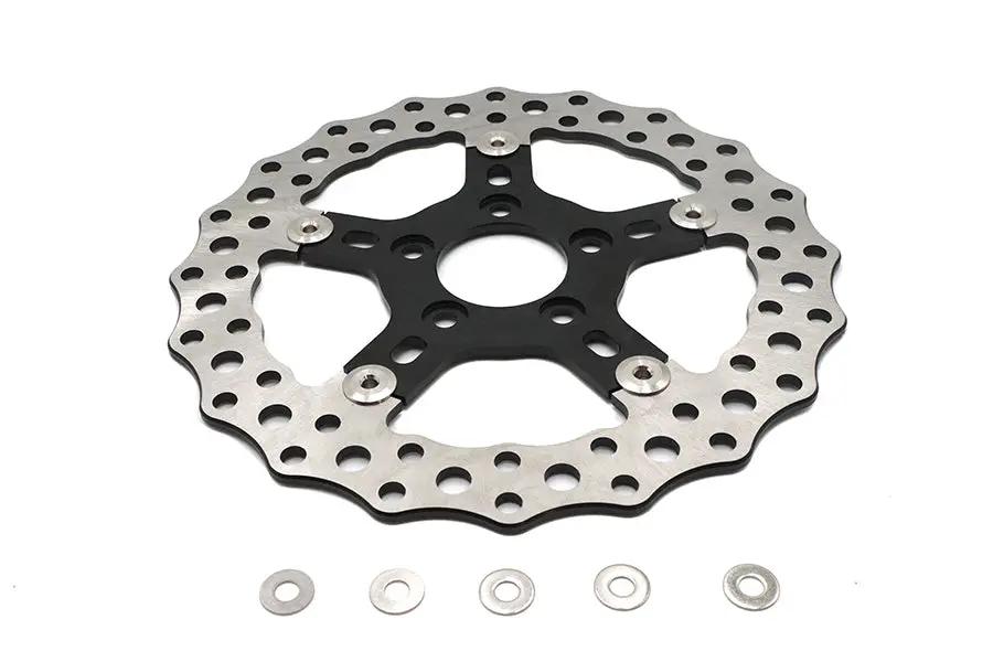 V-Twin Revolver Floating 11.5 Inch Rear Brake Disc for Harley Davidson Models by V-Twin