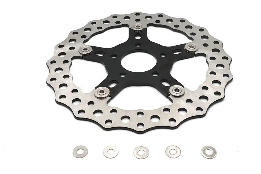 V-Twin Revolver Floating 11.5 Inch Rear Brake Disc for Harley Davidson Models by V-Twin