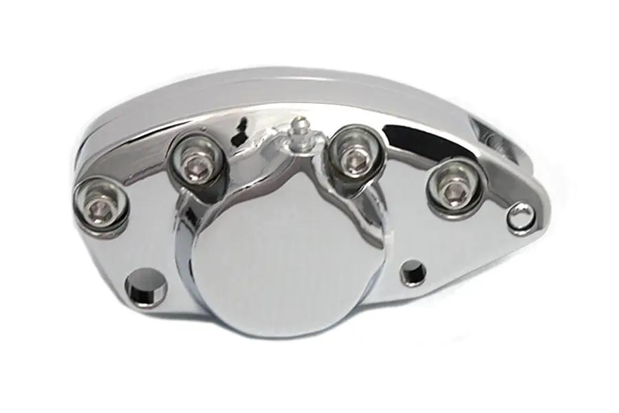 Edart Chrome Rear 1 Piston Banana Caliper for Harley Davidson FX and FL Models – Part #84261 by Edart