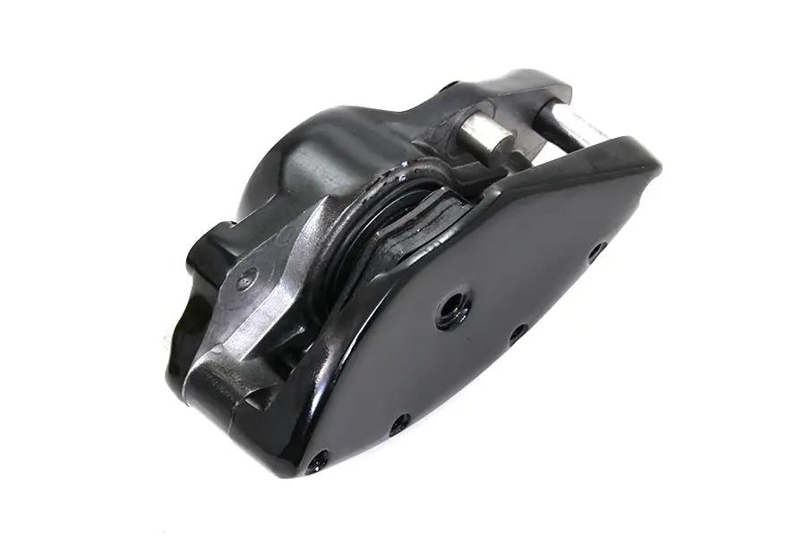 Edart Black Rear 1 Piston Banana Caliper with Bullseye for Harley Davidson FX & FL 1973-1980 by Edart