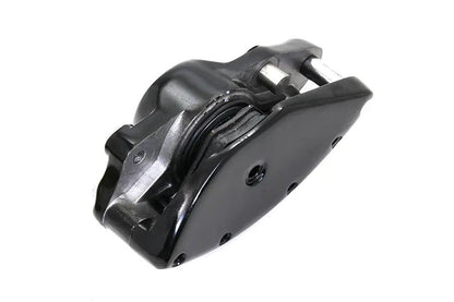 Edart Black Rear 1 Piston Banana Caliper with Bullseye for Harley Davidson FX & FL 1973-1980 by Edart