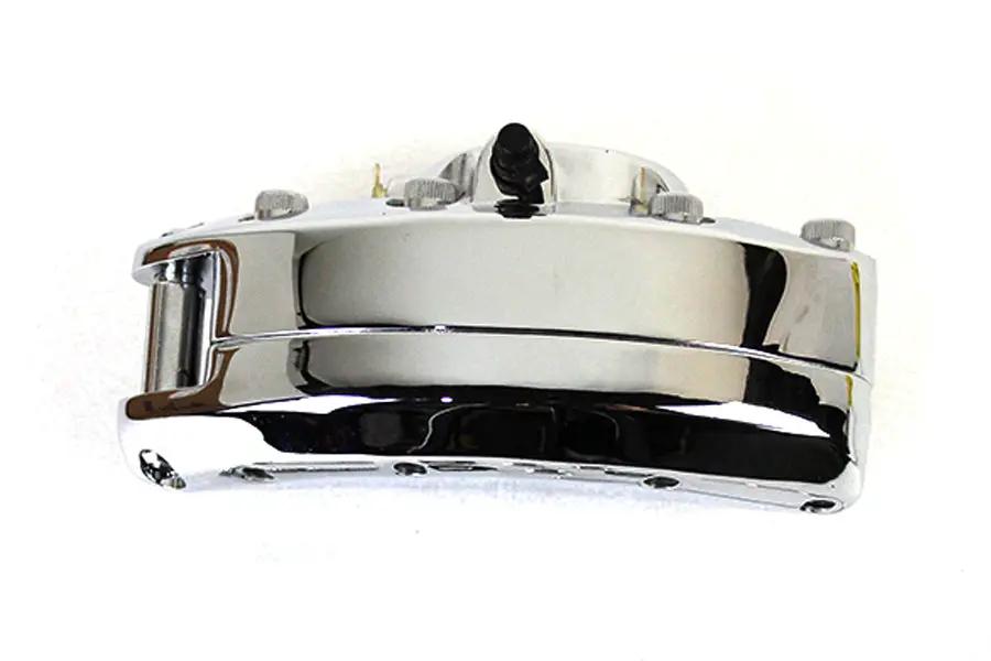 Edart Chrome Front 1 Piston Banana Caliper for Harley Davidson FL 1973-1982 by Edart